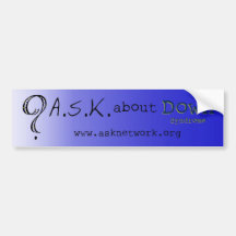 ASK about DS Bumper Sticker