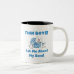 Ask About My Twin Sons Tshirts and Gifts Coffee Mugs