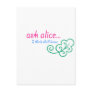 Ask Alice Post Cards