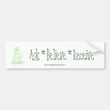 Ask * Believe * Receive Bumper Sticker