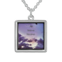 Ask. Believe. Receive. Personalized Necklace