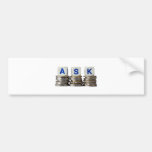 Ask Bumper Sticker