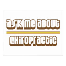 Ask Me About Chiropractic Postcards