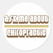 Ask Me About Chiropractic Sticker