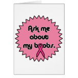 Ask Me about My Boobs! Breast Cancer Awareness