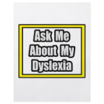 Ask Me About My Dyslexia Personalized Flyer