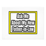 Ask Me About My New Father-In-Law Personalized Invites