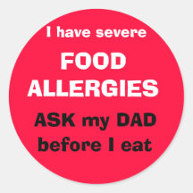 Ask my DAD before I eat Sticker