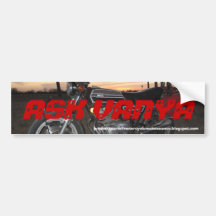 ASK VANYA BUMPER STICKERS