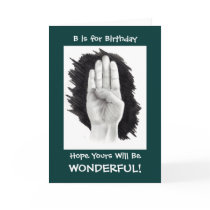 ASL BIRTHDAY CARD