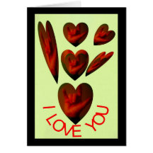 ASL Hearts Speak I Love You Cards