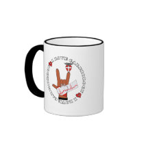 ASL I Love Sign CARDIOLOGY Coffee Mug