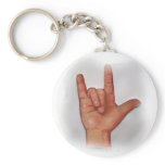 ASL I LOVE YOU NO. 3 KEYCHAIN