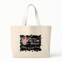 asl MUSIC to MY eyes Bag