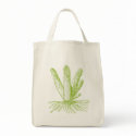 Asparagus Organic Grocery Tote bags