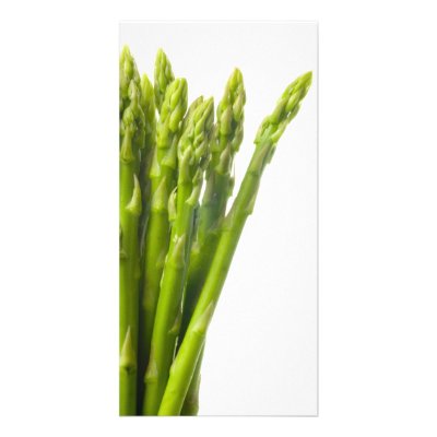 Asparagus Custom Photo Card by joxxxxjo