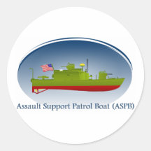 ASPB ROUND STICKERS