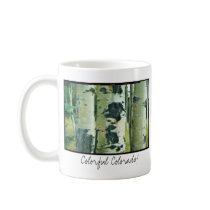 Aspen Bark, Cripple Creek, Colorado Mug