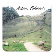 Aspen, Colorado Square Sticker
