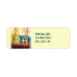 Aspen Glow WEDDING Return Address Label