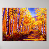 Aspen Mountain Road Poster