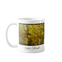 Aspen Stand, Cripple Creek, Colorado Poster Mug