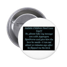 Aspergers1 Pinback Button
