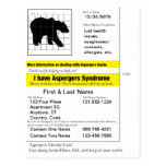 Aspergers Information Card v.2.0 Post Card