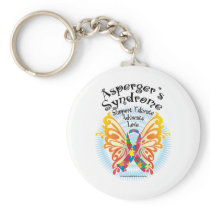Asperger's Syndrome Butterfly 3 Keychains