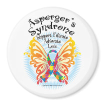 Asperger's Syndrome Butterfly 3 Refrigerator Magnet