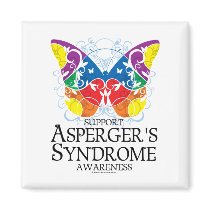 Asperger's Syndrome Butterfly Fridge Magnet