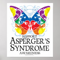 Asperger's Syndrome Butterfly Print