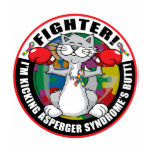 Asperger's Syndrome Cat Fighter t-shirts