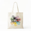 Asperger's Syndrome Handprint bags