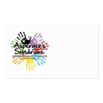 Asperger's Syndrome Handprint Business Cards