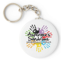 Asperger's Syndrome Handprint Keychain