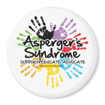 Asperger's Syndrome Handprint Fridge Magnets