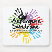 Asperger's Syndrome Handprint Mousepad