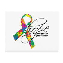 Asperger's Syndrome Hope 2 Postcard