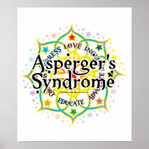 Asperger's Syndrome Lotus Print