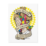 Asperger's Syndrome Praying Hands Post Cards