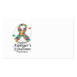 Asperger's Syndrome Ribbon of Butterflies Business Card