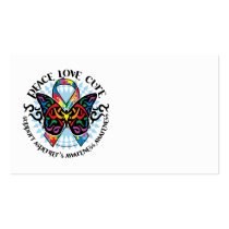 Asperger's Syndrome Tribal Butterfly Business Card