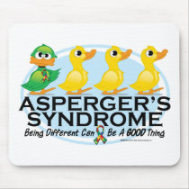 Asperger's Syndrome Ugly Duckling Mousepads