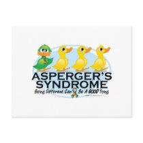 Asperger's Syndrome Ugly Duckling Postcard