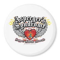 Asperger's Syndrome Wings Fridge Magnet