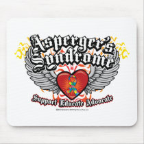 Asperger's Syndrome Wings Mousepad