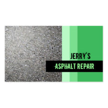 Asphalt Repair Business Cards