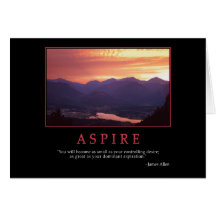 Aspire Greeting Card