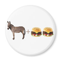 Ass Burgers Refrigerator Magnet